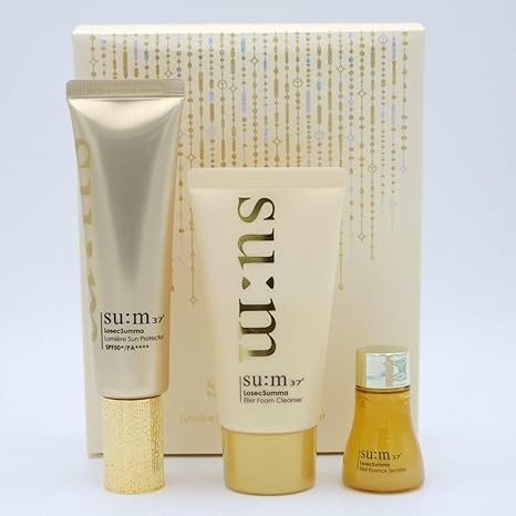 SU:M37 LosecSumma Lumiere Sun Protector Special Set 3 Items Anti Aging K-Beauty