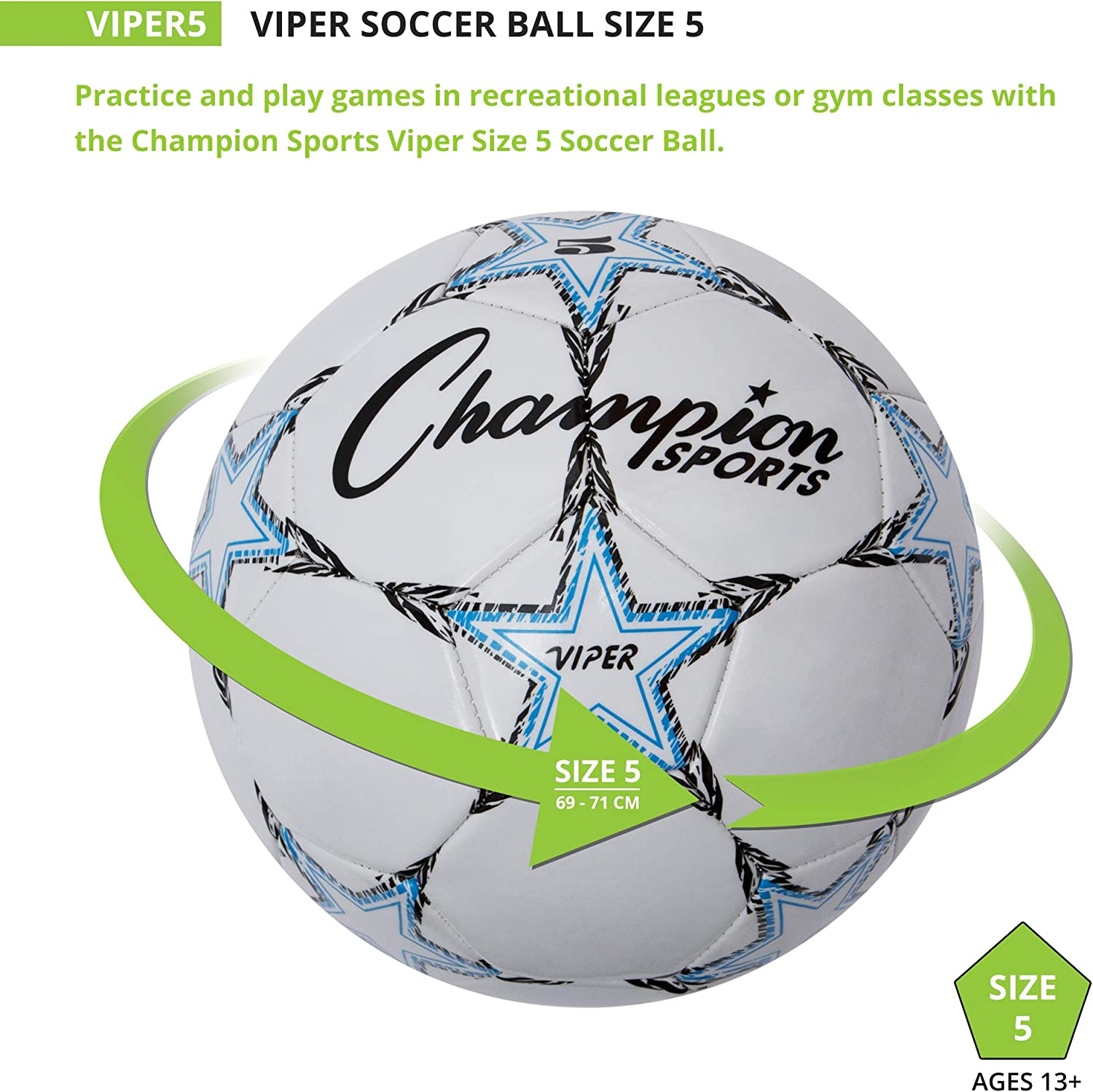 Champion Sports Viper Soccer Ball