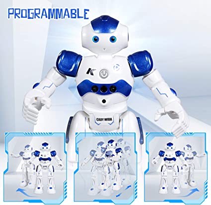 SGILE RC Robot Toy, Gesture Sensing Remote Control Robot, Suitable for 3 Years Old 4 5 6 7 8 12 Year Old Boys and Girls Birthday Gifts, Blue